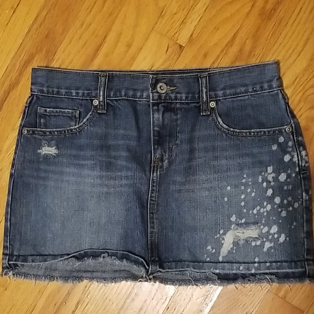 Denim Mini Skirt